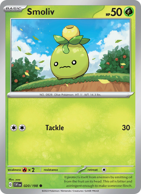 Smoliv - Pokémon TCG Card