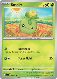 Smoliv - pokemon TCG Card