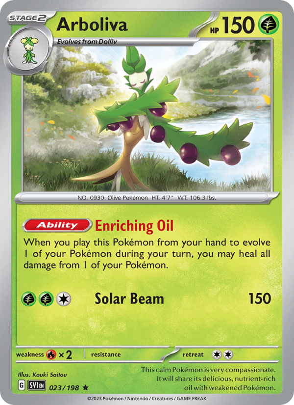 Arboliva - Pokémon TCG Card