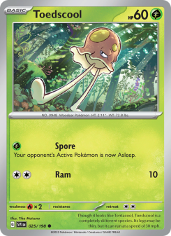 Toedscool - pokemon TCG Card