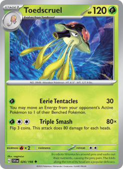 Toedscruel - pokemon TCG Card