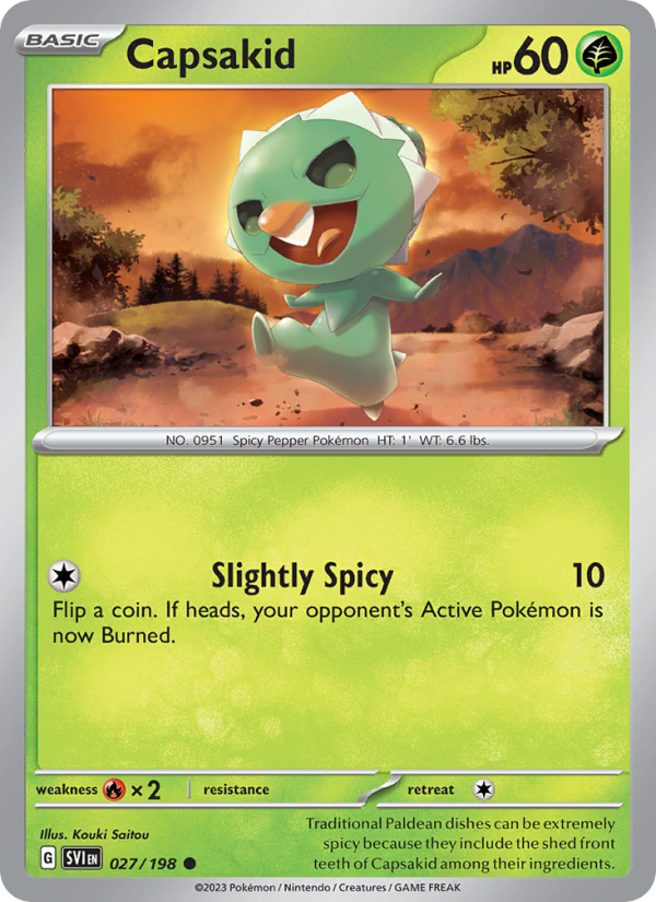 Capsakid - Pokémon TCG Card