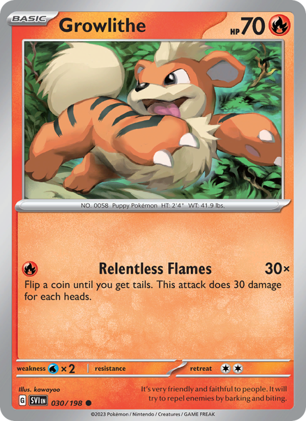 Growlithe - Pokémon TCG Card