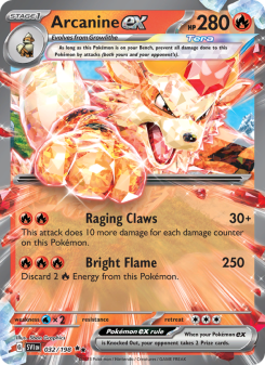 Arcanine ex - pokemon TCG Card