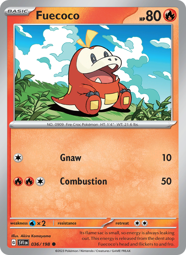 Fuecoco - Pokémon TCG Card