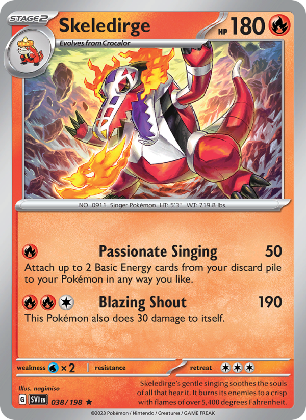 Skeledirge - Pokémon TCG Card