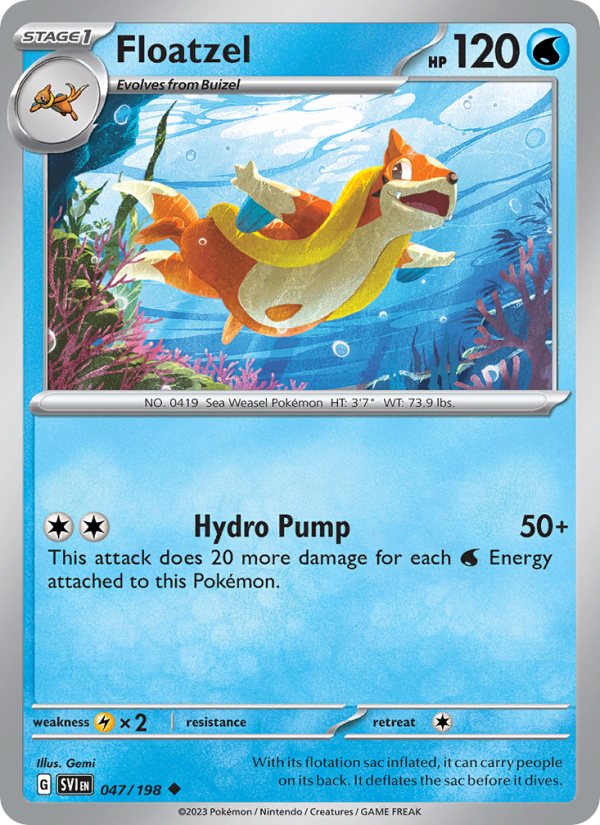Floatzel - Pokémon TCG Card