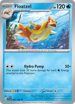 Floatzel - pokemon TCG Card