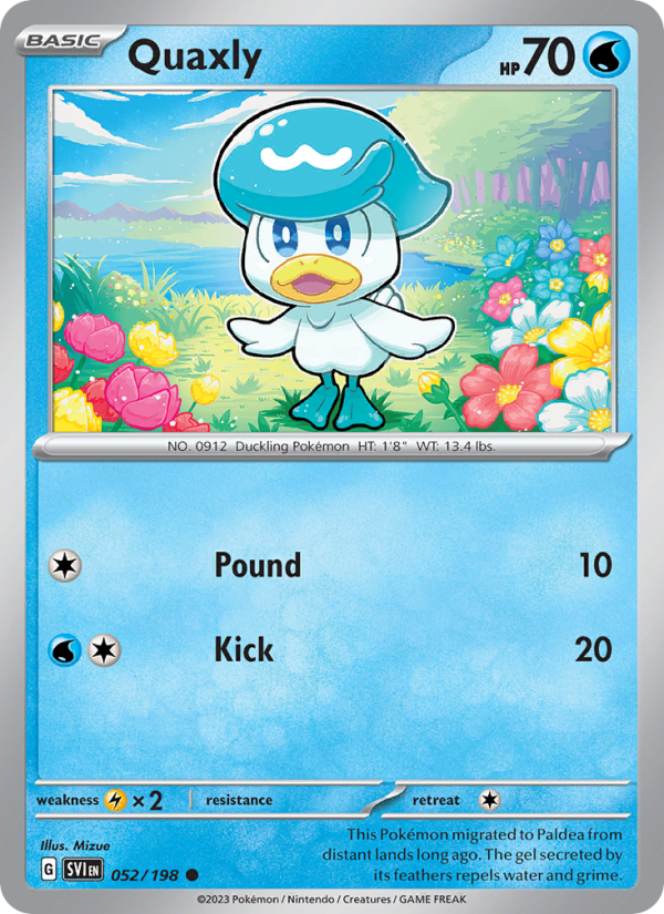 Quaxly - Pokémon TCG Card