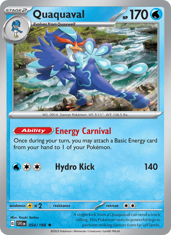 Quaquaval - Pokémon TCG Card