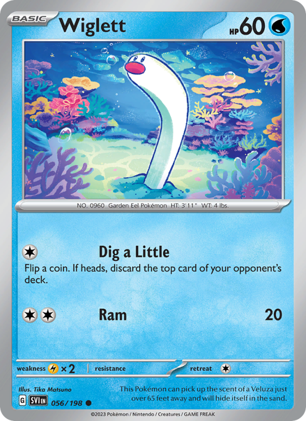 Wiglett - Pokémon TCG Card