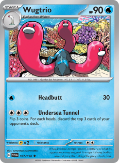 Wugtrio - pokemon TCG Card