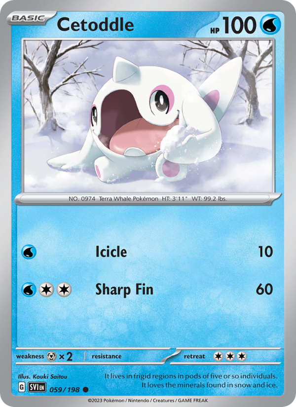 Cetoddle - Pokémon TCG Card