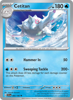 Cetitan - pokemon TCG Card