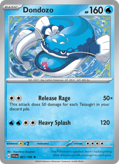 Dondozo - pokemon TCG Card