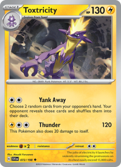 Toxtricity - pokemon TCG Card