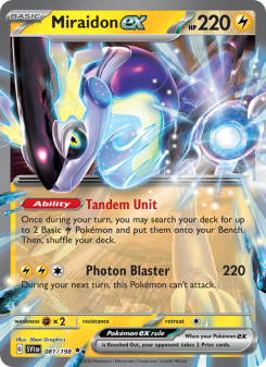 Miraidon ex - pokemon TCG Card