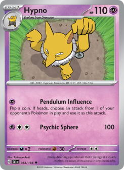 Hypno - pokemon TCG Card