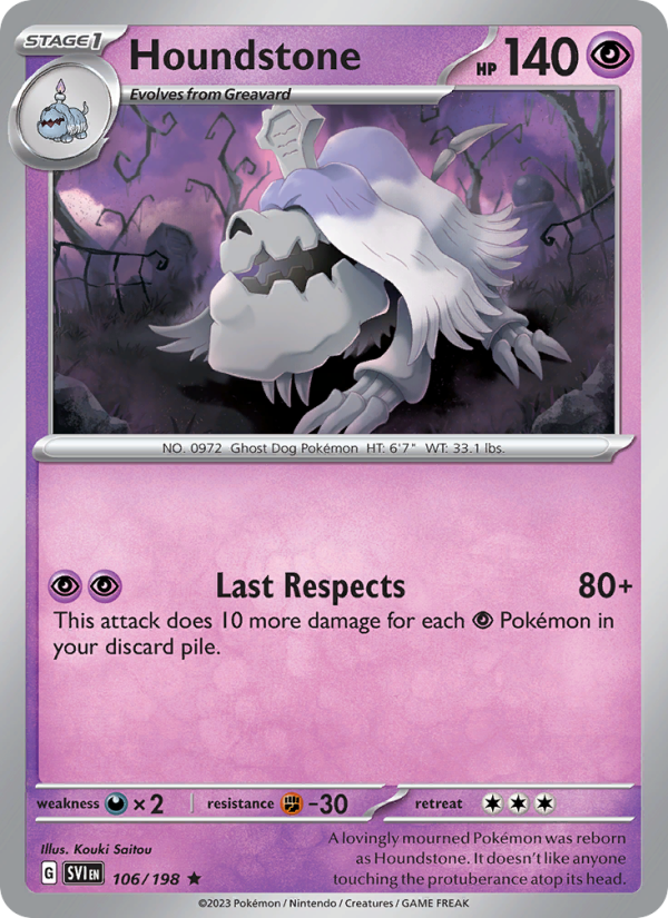 Houndstone - Pokémon TCG Card