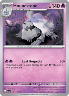 Houndstone - pokemon TCG Card