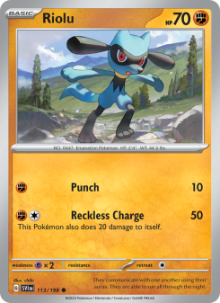 Riolu - pokemon TCG Card