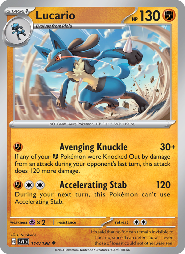 Lucario - Pokémon TCG Card
