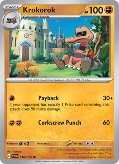 Krokorok - pokemon TCG Card