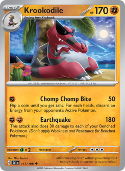 Krookodile - pokemon TCG Card