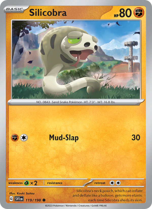 Silicobra - Pokémon TCG Card