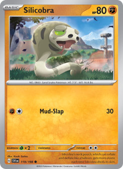 Silicobra - pokemon TCG Card