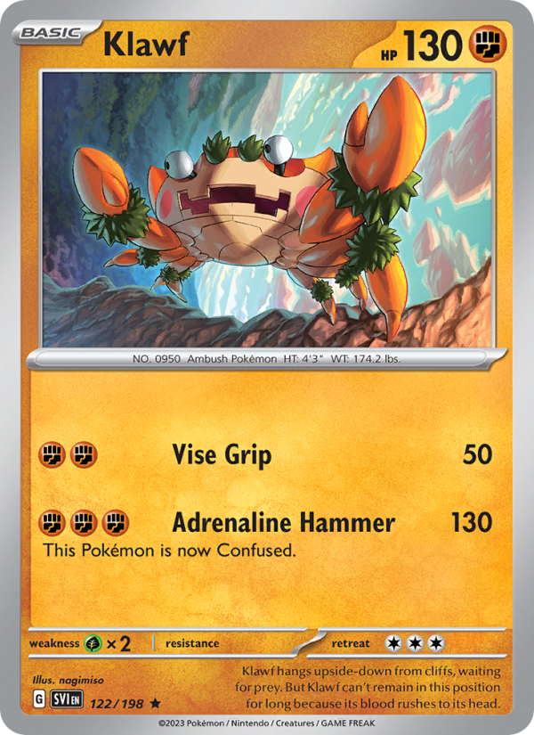 Klawf - Pokémon TCG Card