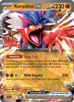 Koraidon ex - pokemon TCG Card