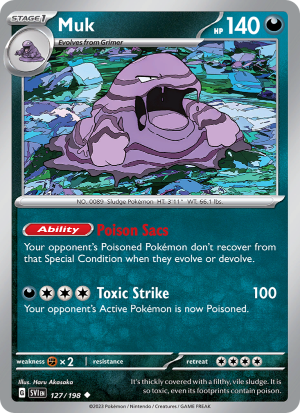 Muk - Pokémon TCG Card