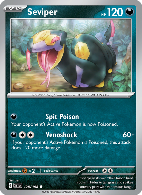 Seviper - Pokémon TCG Card