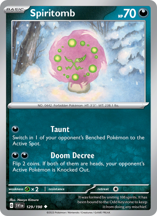 Spiritomb - Pokémon TCG Card