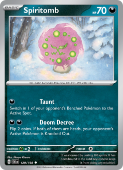 Spiritomb - pokemon TCG Card