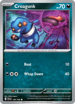 Croagunk - pokemon TCG Card