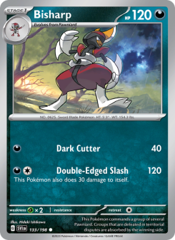 Bisharp - pokemon TCG Card