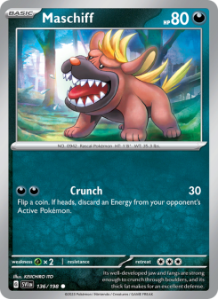 Maschiff - pokemon TCG Card
