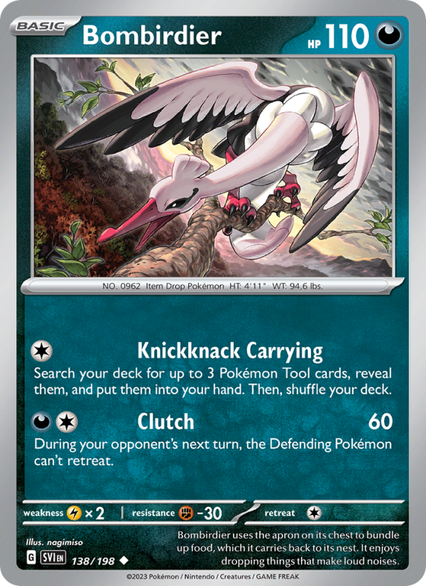 Bombirdier - Pokémon TCG Card