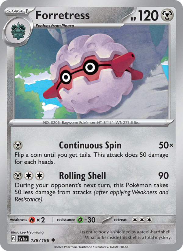 Forretress - Pokémon TCG Card