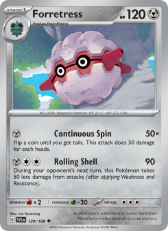 Forretress - pokemon TCG Card