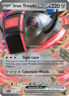 Iron Treads ex - pokemon TCG Card