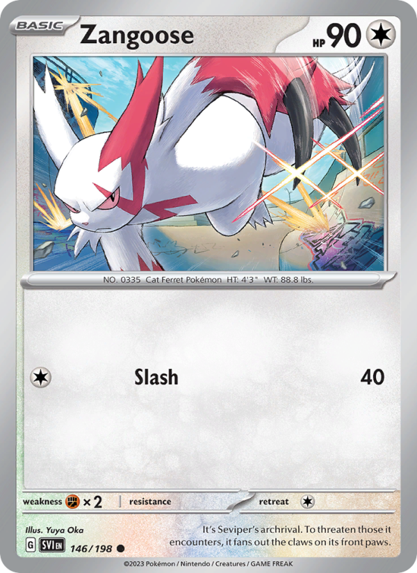 Zangoose - Pokémon TCG Card
