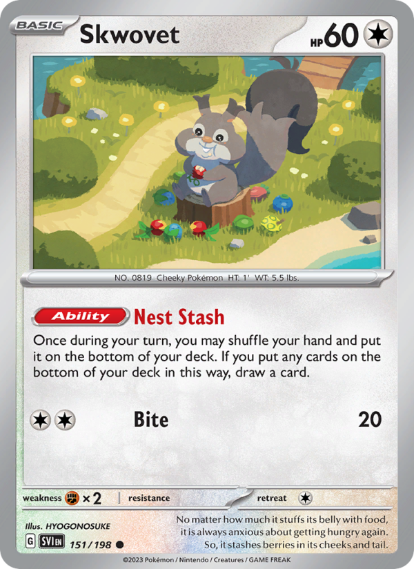 Skwovet - Pokémon TCG Card