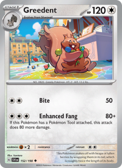 Greedent - pokemon TCG Card
