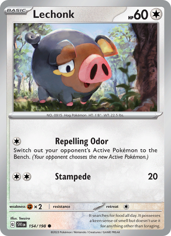 Lechonk - Pokémon TCG Card