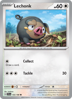 Lechonk - pokemon TCG Card