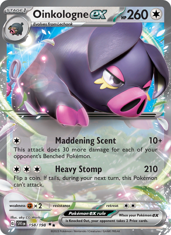 Oinkologne ex - Pokémon TCG Card