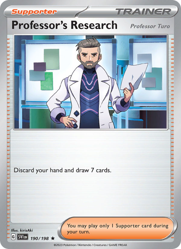 Professor's Research - Pokémon TCG Card